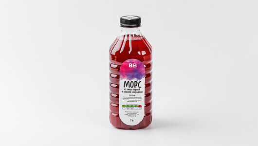 Морс из смеси черной и красной смородины