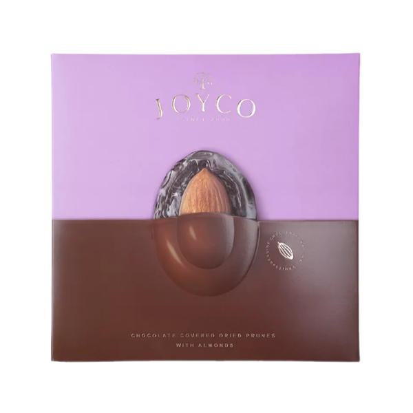Шоколадные конфеты Joyco Сухофрукт чернослива в шоколаде с миндалем 155г, Армения