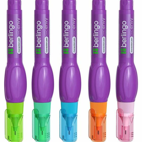 Карандаш корректирующий Berlingo Envy, металлический наконечник, 1 шт., в ассортименте