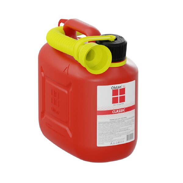 Канистра для ГСМ и технических жидкостей Oktan, 5 л