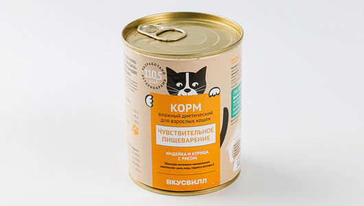 Корм влажный диетический для взрослых кошек 