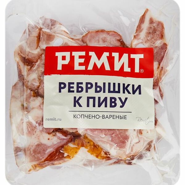 Рёбрышки копчёно-варёные Ремит к пиву 300 г