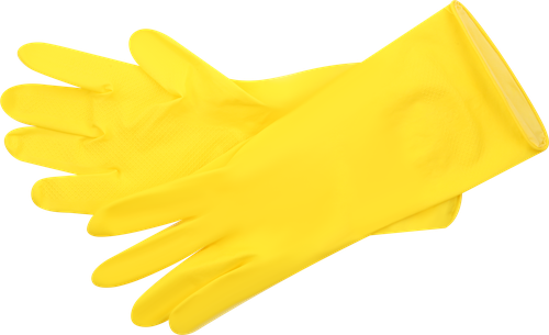

Перчатки хозяйственные 365 дней латекс желтые р. L