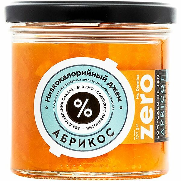 Джем Mr. Djemius Zero Абрикос низкокалорийный 270 г