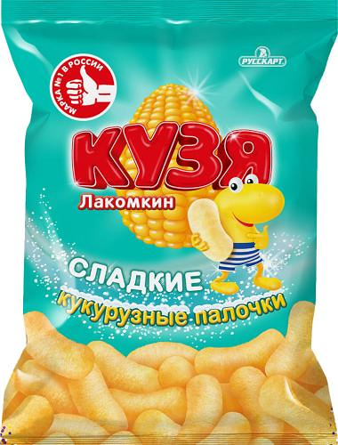 Палочки кукурузные Кузя Лакомкин сладкие 140г
