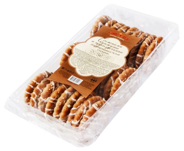 

Печенье Русский десерт сахарное с семенами подсолнечника и кунжута в белой глазури 445 г