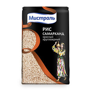 Рис Мистраль Самарканд красный круглозерный 500г