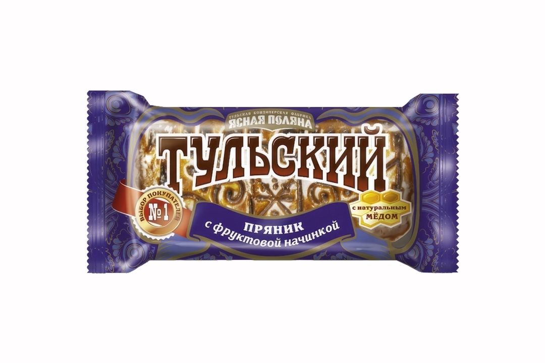 

Пряник Тульский Ясная Поляна с фруктовой начинкой 140 г