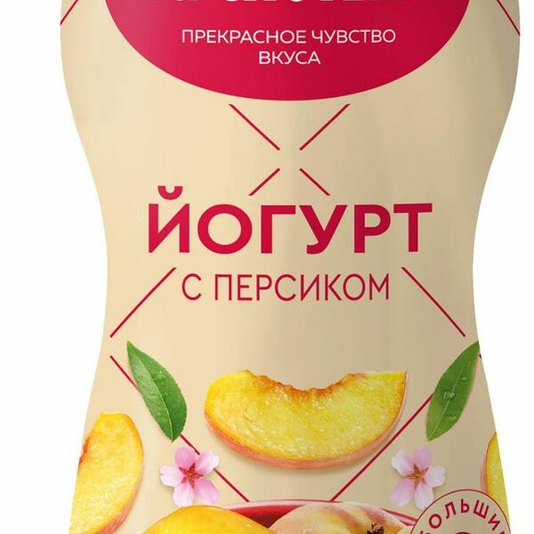 Йогурт Вкуснотеево с персиком 2% 690 г