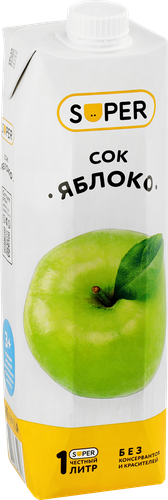 

Сок Super Яблоко 1 л