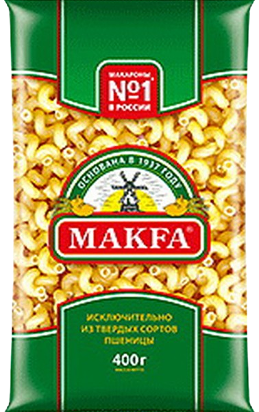 Макаронные изделия Макфа Витки в/с грА 400г