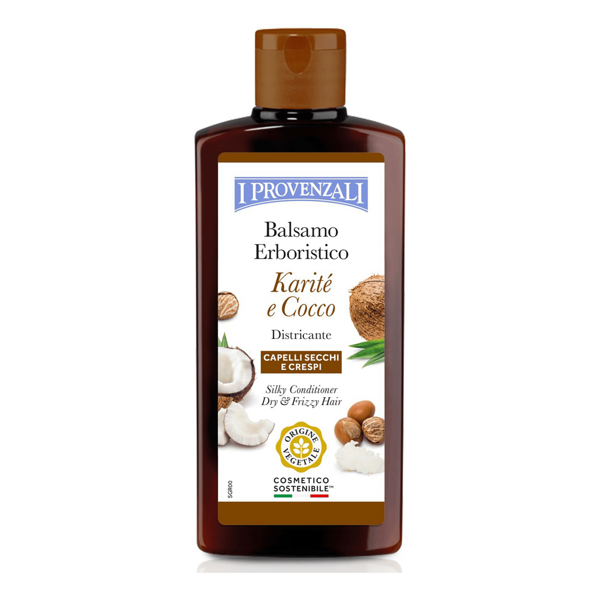 Кондиционер I Provenzali Karite&Cocco увлажнение для сухих волос с эффектом легкого расчесывания