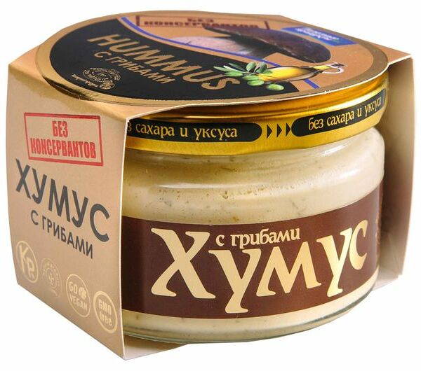 Хумус Полезные продукты с грибами 200 г