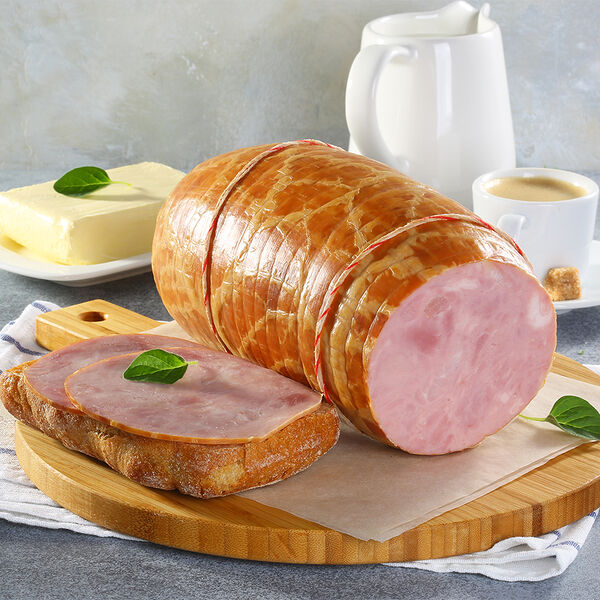 Ветчина МясновЪ  Для завтрака Гост в натуральной оболочке синюга вес