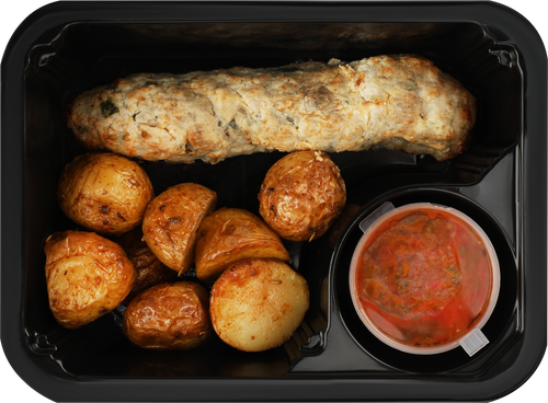 

Люля-кебаб LUNCH 2 GO с картофелем по-деревенски и соусом, 220г