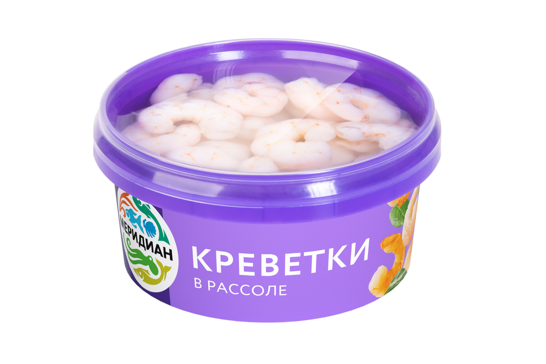 

Креветки Меридиан тити в рассоле 180 г