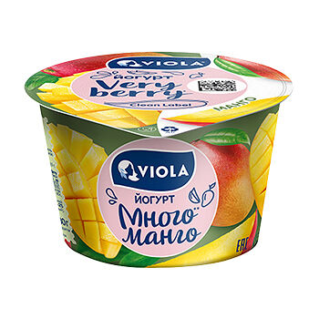 Йогурт Viola Very Berry с манго 2.6% 180 г