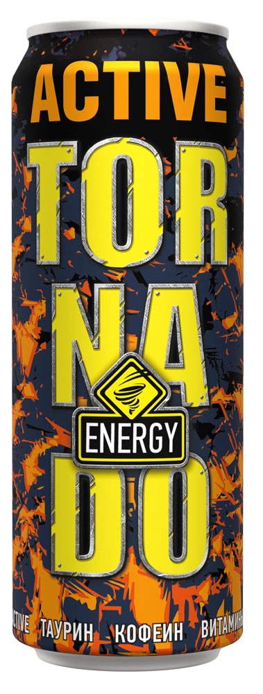 

Напиток энергетический Tornado Energy Active 450 мл