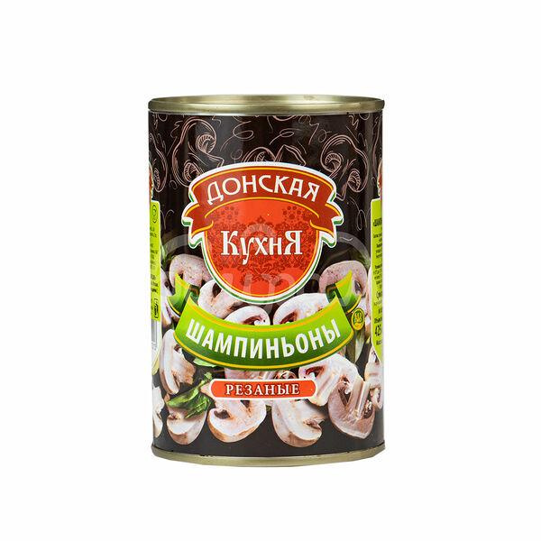 Шампиньоны Донская Кухня 425мл Резаные ж/б