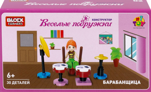 

Конструктор 1Toy Blockformers Веселые подружки в ассортименте 1 шт.