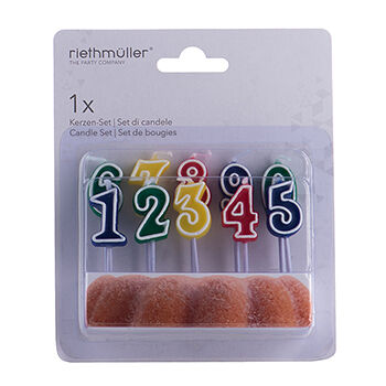 Свечи цифры Riethmueller, 1 набор 
