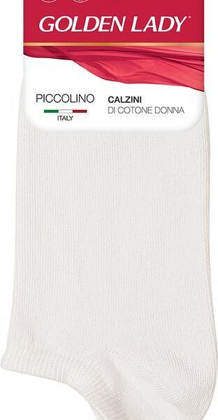 Носки женские Golden Lady Piccolino супер-укороченные Bianco белые Размер 39-41
