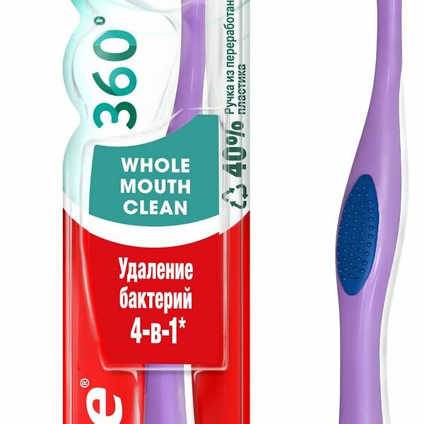 Зубная щетка Colgate 360 Суперчистота средняя жесткость цвет в ассортименте
