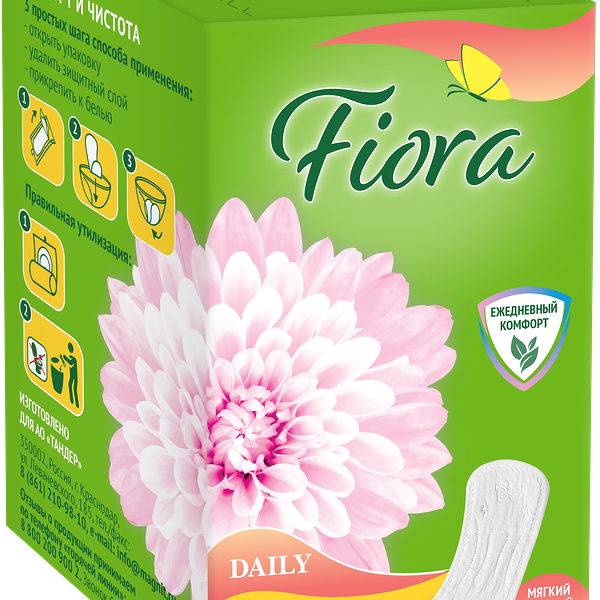 FIORA Прокладки женские ежедневные 40шт