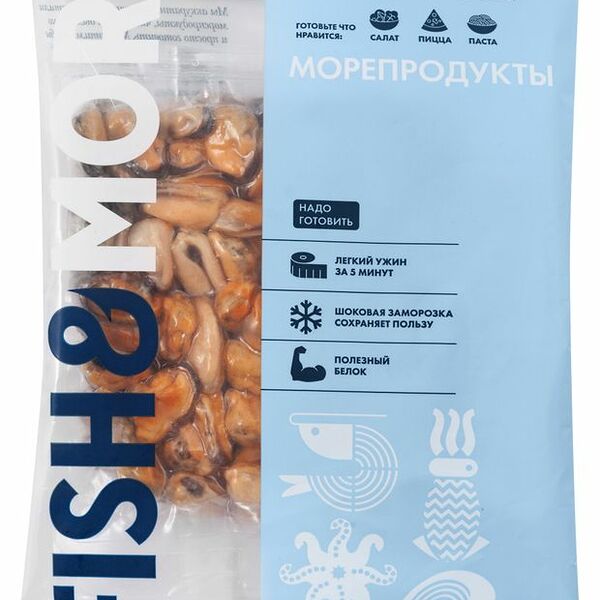 Мясо мидий Fish&More 500 г 
