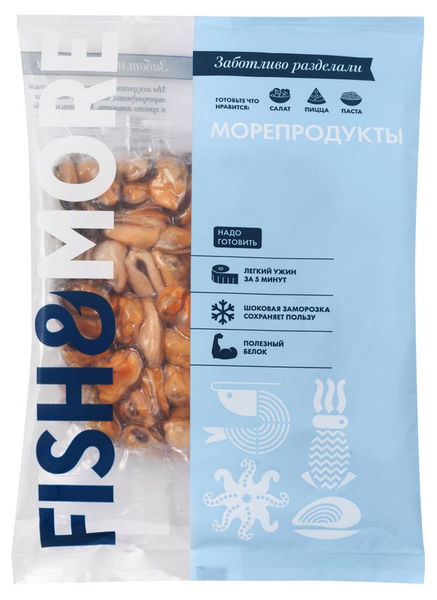 

Мясо мидий Fish&More 500 г