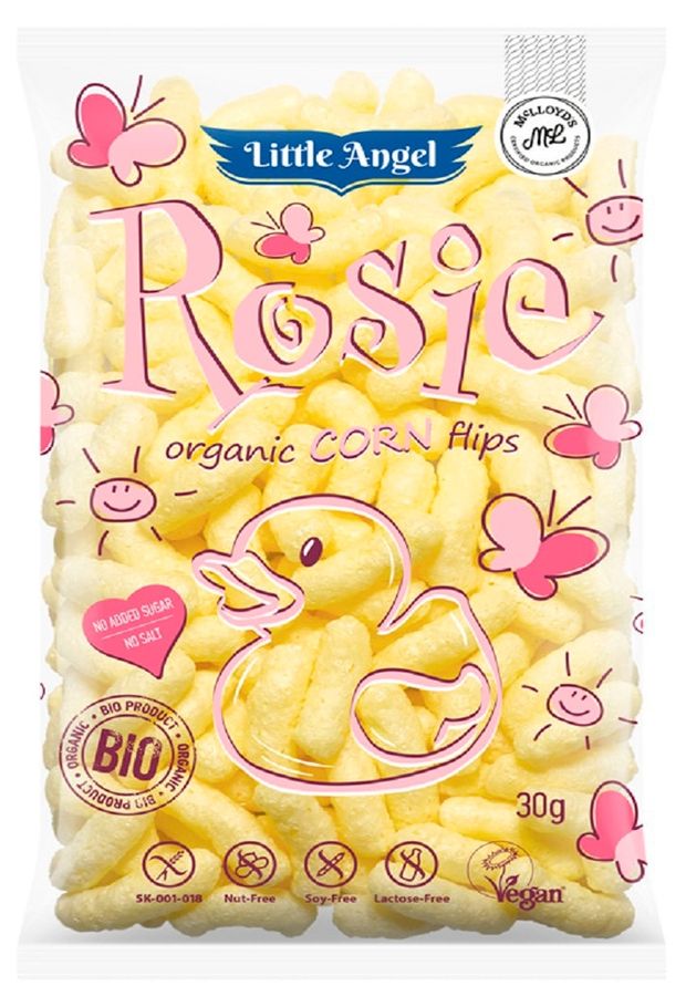 

Кукурузные снеки Little Angel Rosie органические 30 г