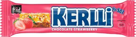 Батончик Soj Kerlli злаковый с клубникой в молочном шоколаде 50г