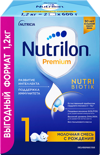 Смесь молочная сухая Nutrilon Premium Pronutri+ 1 с рождения