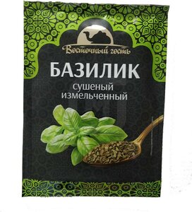 Базилик Восточный гость сушеный измельченный в Магнит со скидкой –25%