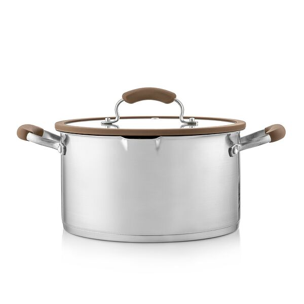 Кастрюля с крышкой Esprado Sense, 5.8 л, 24 см, нержавеющая сталь