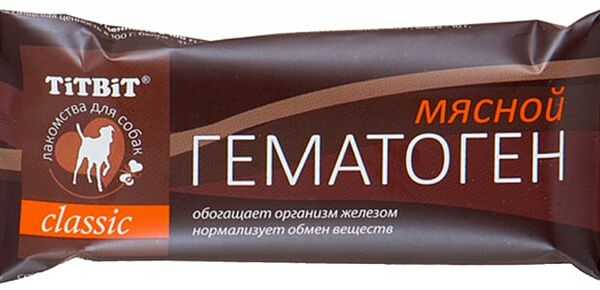 Лакомство для собак TiTBiT Classic Гематоген 35г