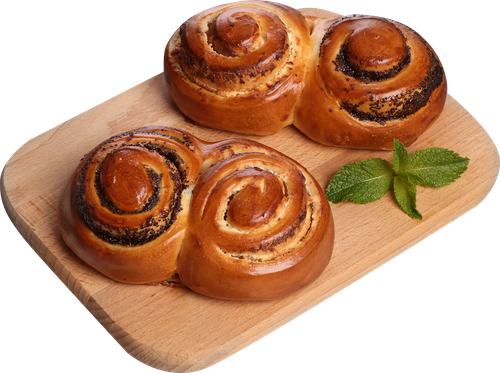 

Булочка Лента Fresh Дуэт творожно-маковая 1 шт, 140 г