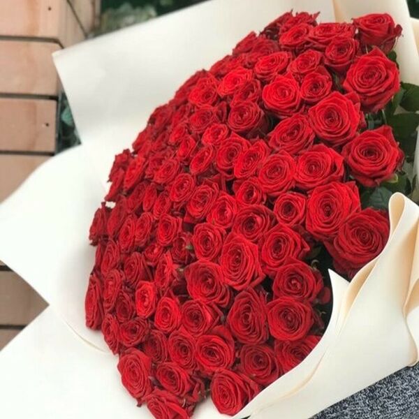 101 роза 80 см