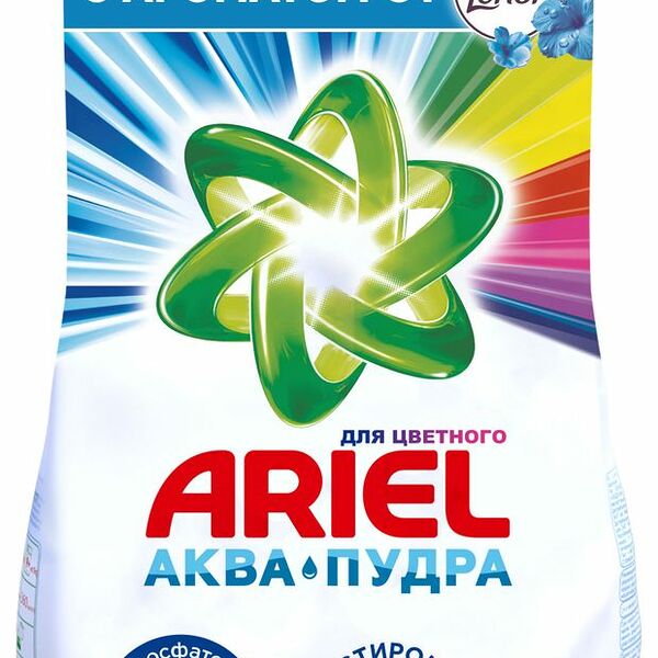 Стиральный порошок для цветного белья ARIEL с ароматом от Lenor, автомат