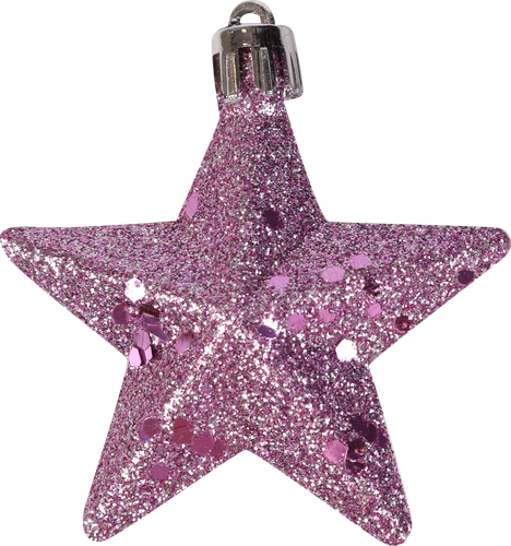 

Набор елочных украшений Homeclub Звездочки 6 см 2 шт. цвет в ассортименте