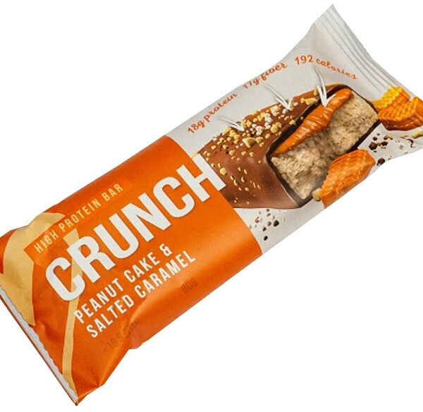 Батончик BootyBar Crunch Арахисовый пирог-Соленая карамель 60г