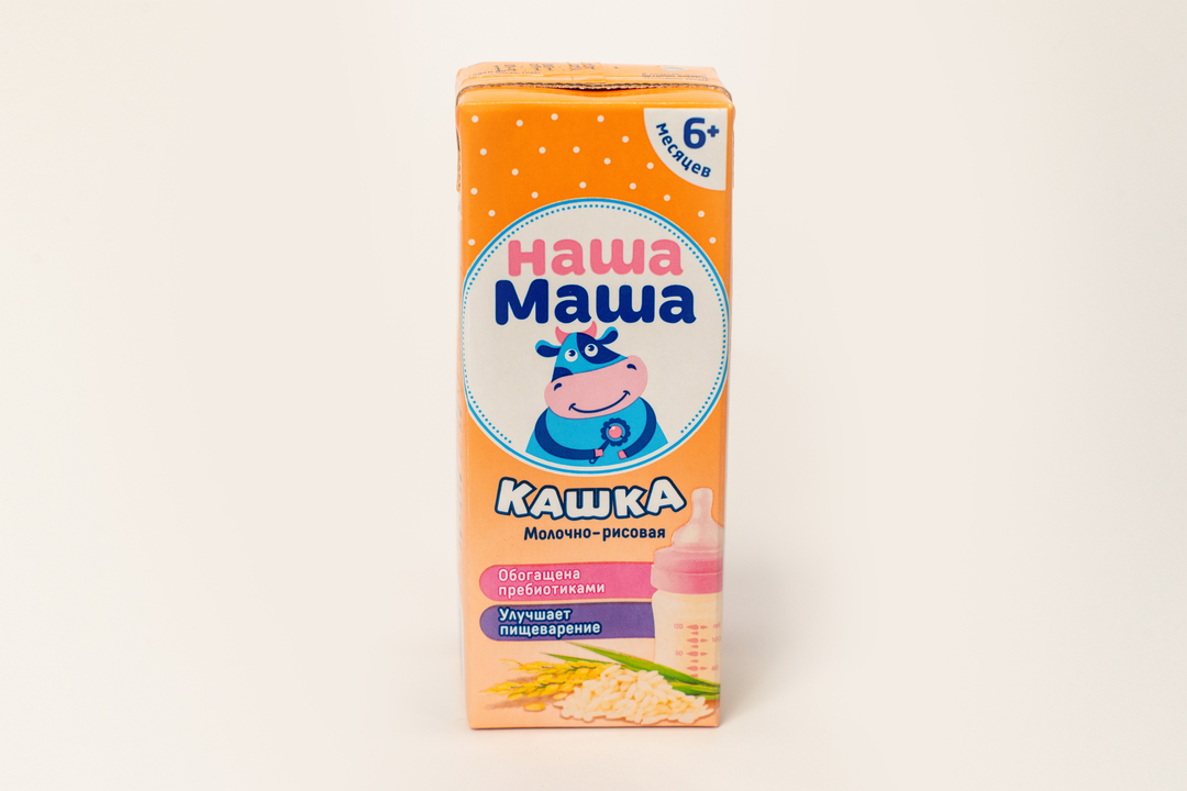 

Кашка Наша Маша молочно-рисовая с 6 месяцев 2% бзмж, 200 мл