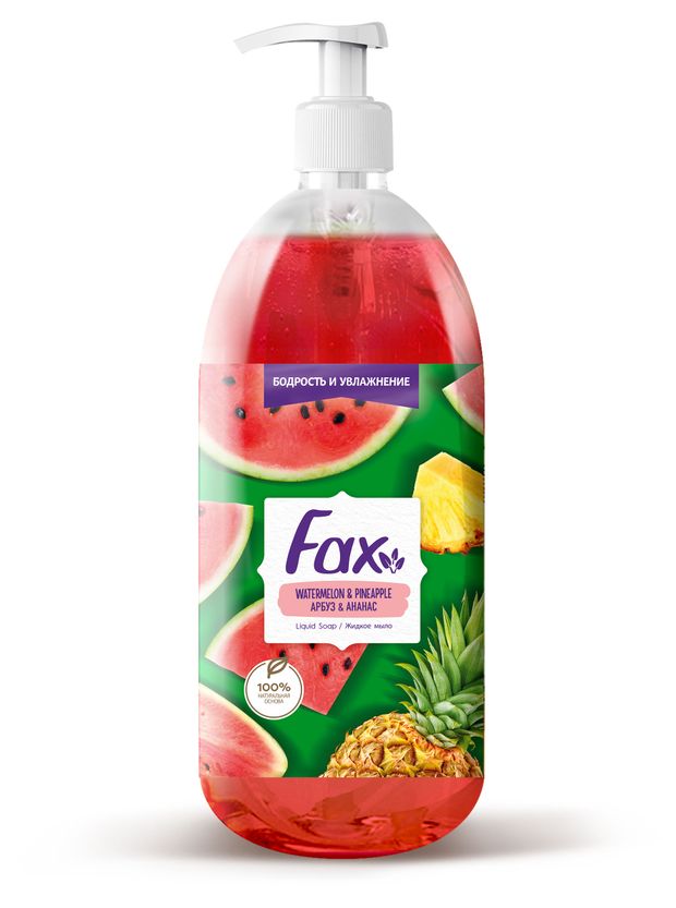 

Мыло жидкое Fax Арбуз & Ананас, 1л