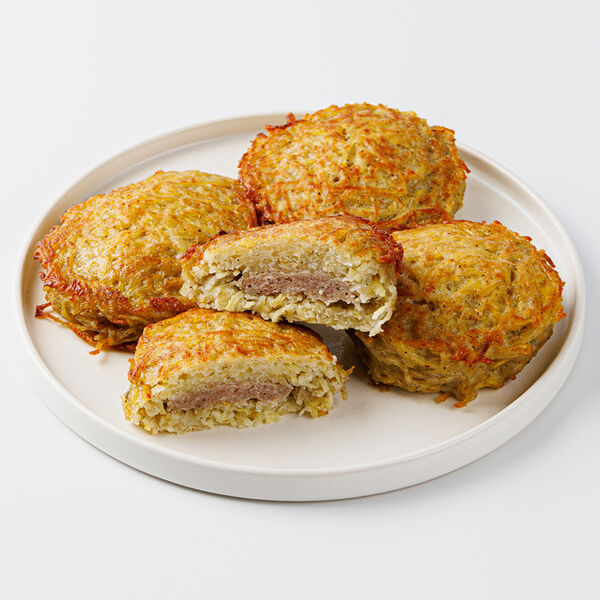 Драники картофельные с мясом жареные, замороженные