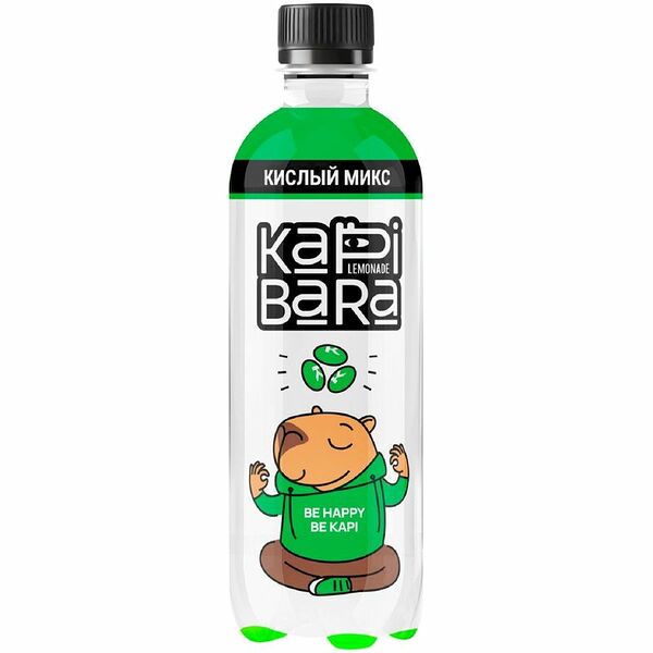 Напиток безалкогольный Kapibara Кислый Микс сильногазированный 500 мл