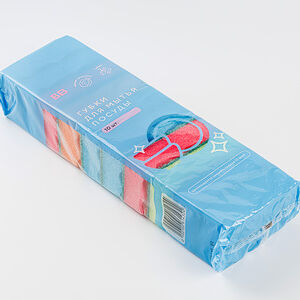 Губки для мытья посуды, 10 шт