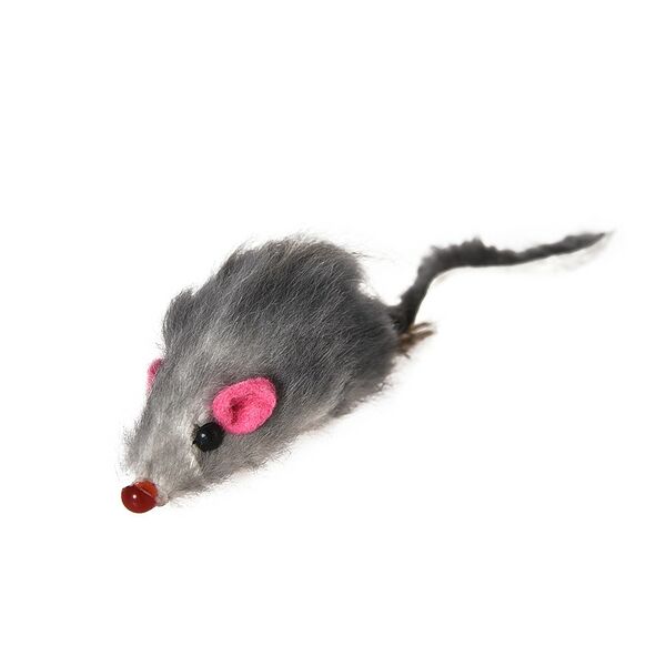 Игрушка для кошек FOXIE Мышка с кошачьей мятой 5см, в ассортименте