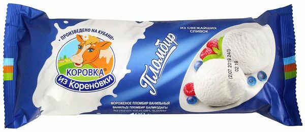 Мороженое Коровка из Кореновки Пломбир 400 г 