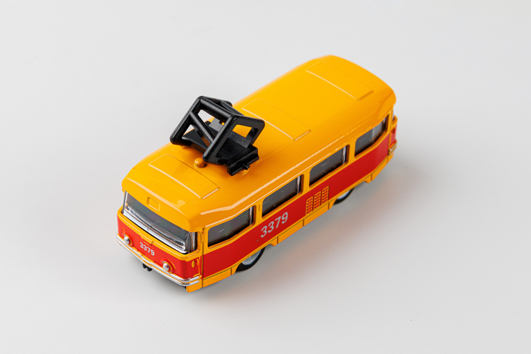 

Набор "Спецтранспорт: трамвай, скотч-дорога, наклейки с дорожными знаками" ТМ Пламенный мотор