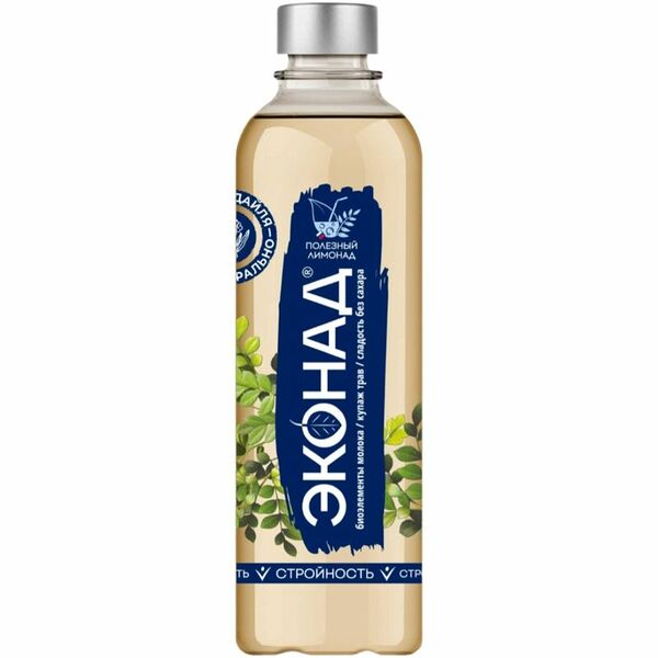 Напиток безалкогольный Эконад Стройность среднегазированный на основе молочной сыворотки 500 мл